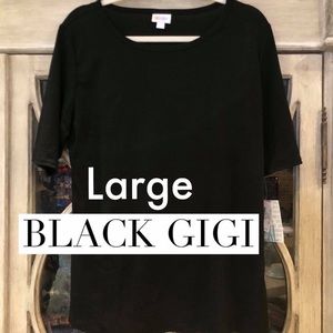 Black LuLaRoe Large GiGi BNWT